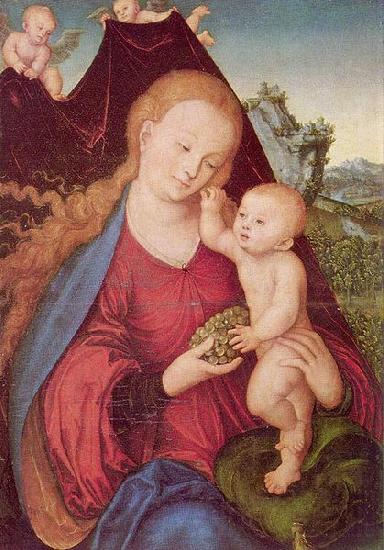 Lucas Cranach Madonna Spain oil painting art
